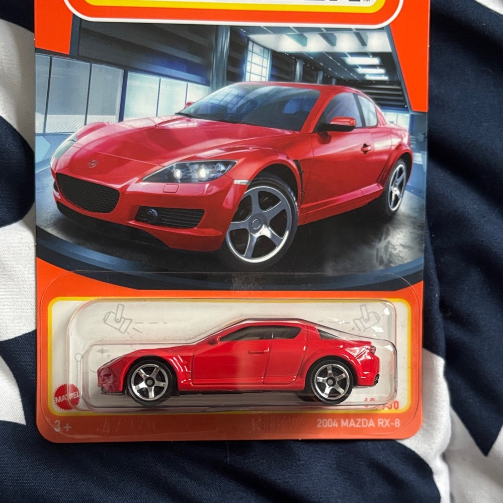 Mazda RX-7 and RX-3 Toy Car Set - Black, Blue, Red - Picture 5 of 5